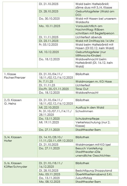 Gerzensee Agenda S. "