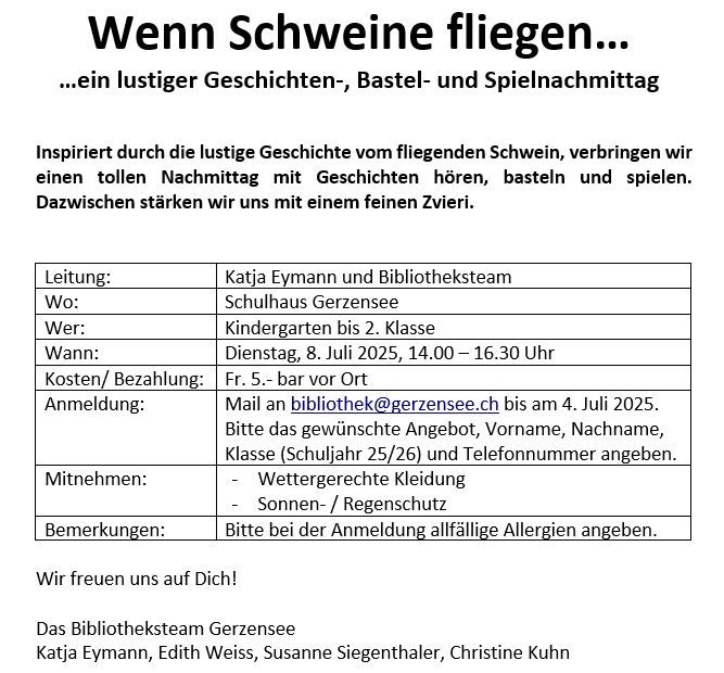 Wenn Schweine